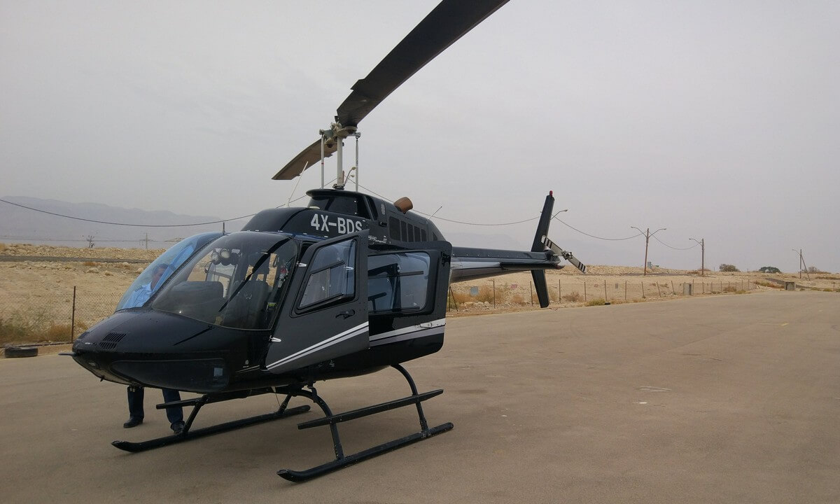 helicopter tour israel